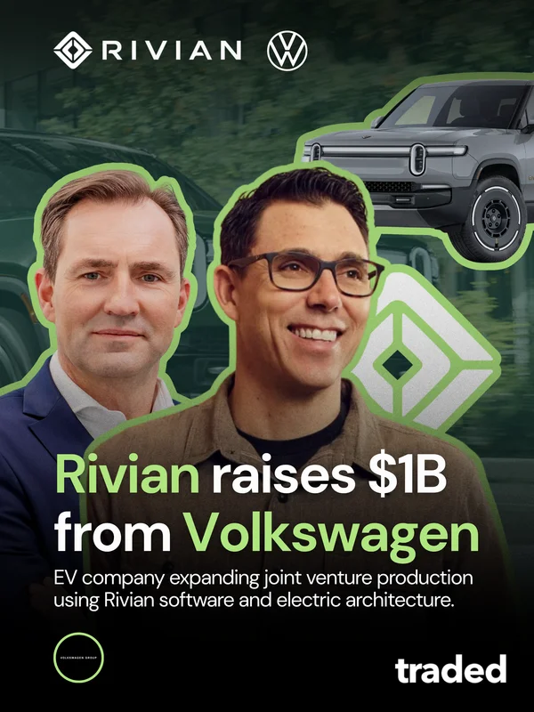 Rivian Secures $1 Billion Investment From Volkswagen Group Before R2 SUV Launch