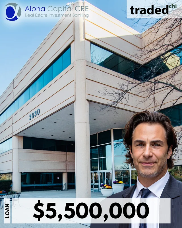 Deutsche Bank Provides $5.5 Million Refinance Loan For Office In Arlington Heights