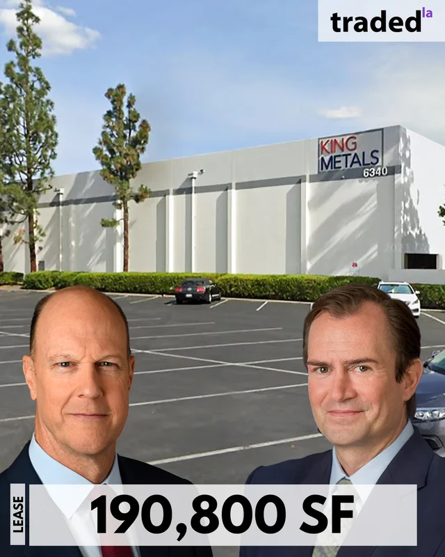 Charles F. Lowrey And Jacques Chappuis Lease 190800 Square Feet Industrial Space In Buena Park