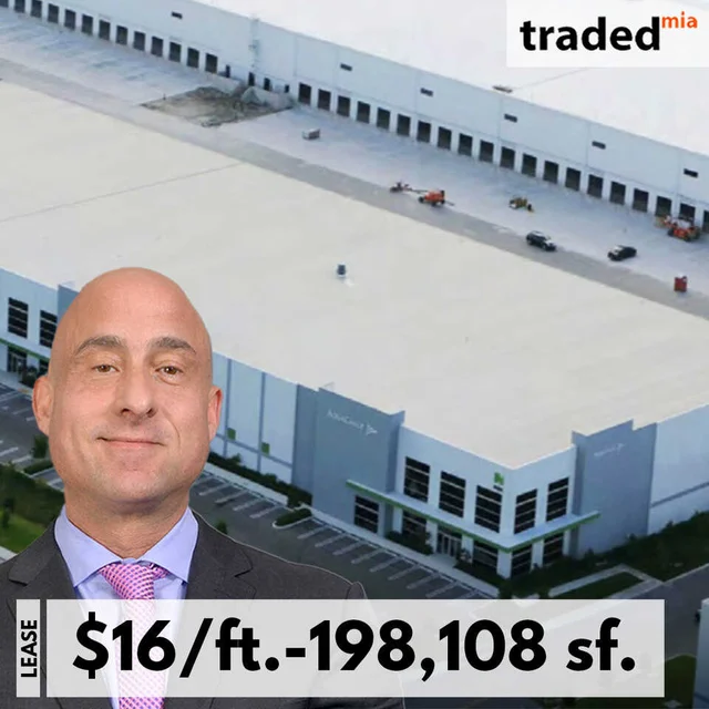 First Industrial Leases 198,108 SF Industrial Property In Medley For $16/ft