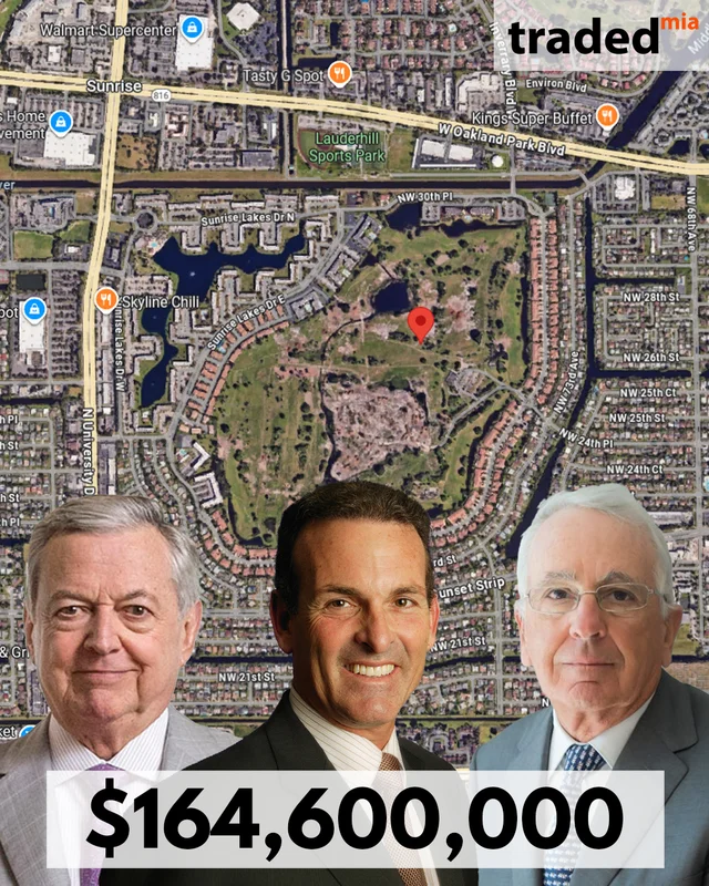 Stuart Miller Of Lennar Acquires 152.2 Acre Development Site In Sunrise For $164.6M