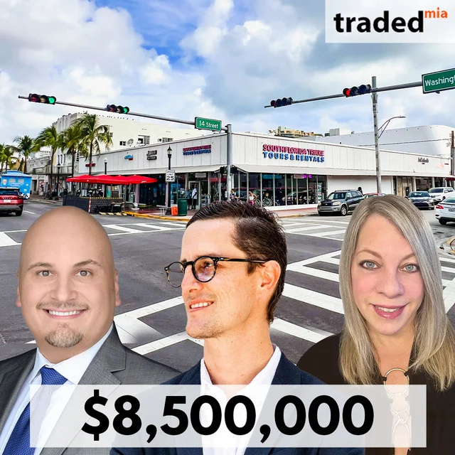 Julio Torres Acquires Retail Property On Washington Avenue In Miami Beach For $8.5M With Buyer's Rep Martin Bravo & Andres Marino