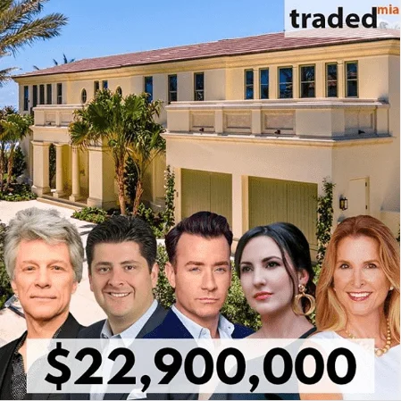Jon Bon Jovi & Dorothea Hurley Sell Palm Beach SFR For $22.9M