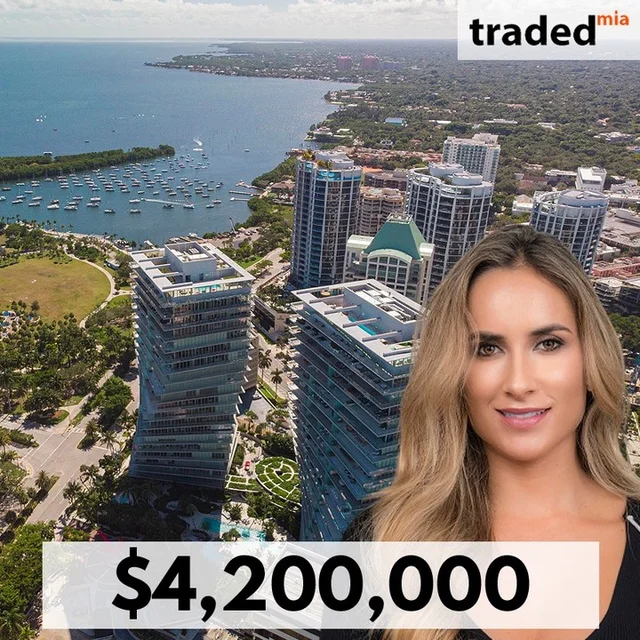 Vanessa Frank Miami Represents Sale Of Condo In Coconut Grove For $4.2M