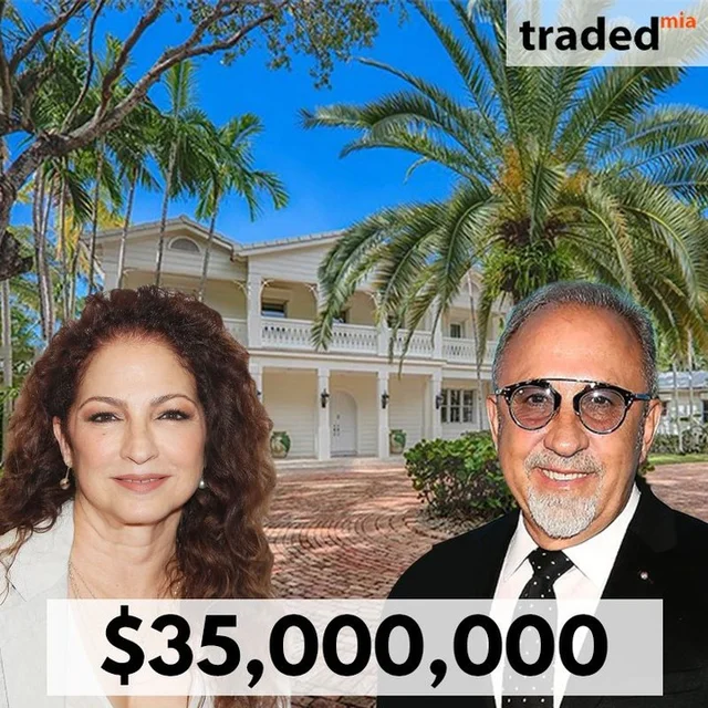 Gloria & Emilio Estefan Sell Miami Beach Single Family Home For $35M