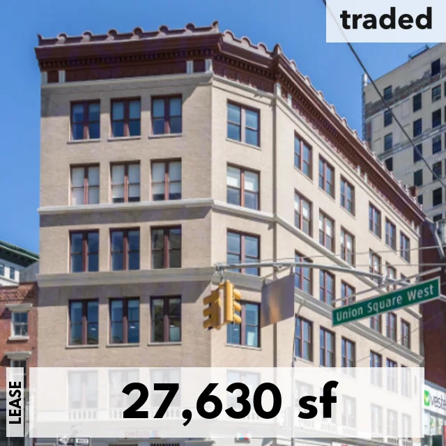 Industrious Leases 27,630 SF Office Space At 860 Broadway, Union Square, Manhattan