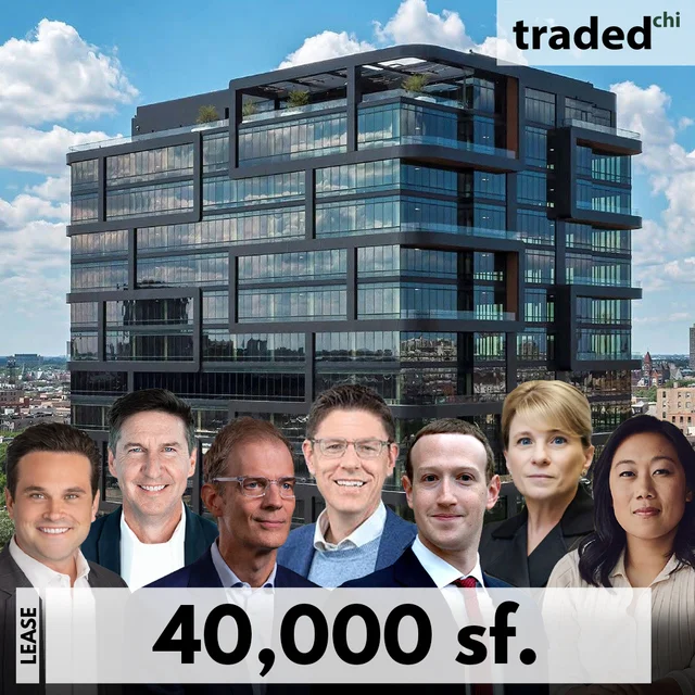 Danny Queenan & Johnny Carlson Of Trammell Crow Company Lease 40000 Sq Ft Office To Tenants In Chicago