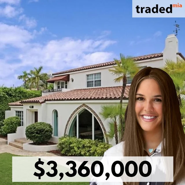 Daniel & Elana Jacoby Acquire Miami Beach SFR For $3.36M