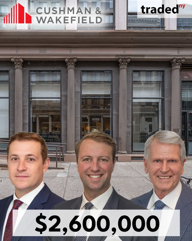 Dimitry Goncharov Purchases Retail Property At 100 Reade Street For $2.6M With Seller's Rep Cushman & Wakefield