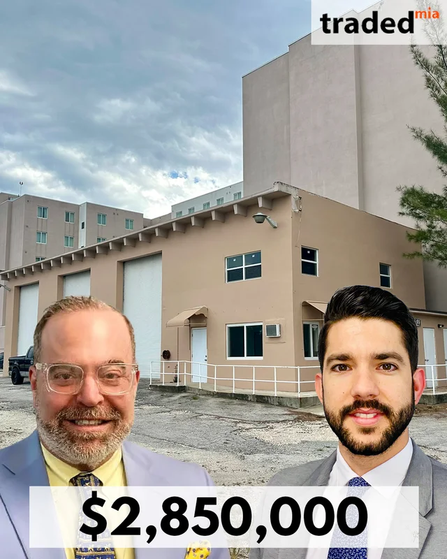 Cesar Cortes Purchases Industrial Asset From David Picciolo In Miami For $2.85M