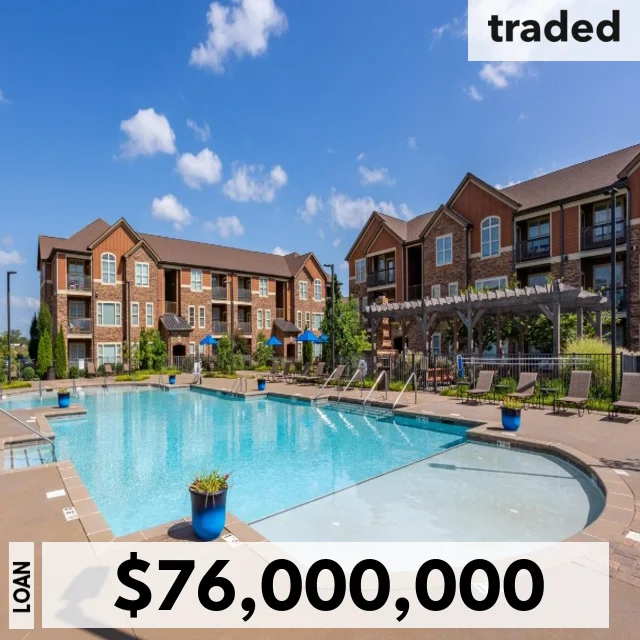 PCCP Provides $76 Million Refinance For Denholtz's Overall Creek Apartments In Murfreesboro TN
