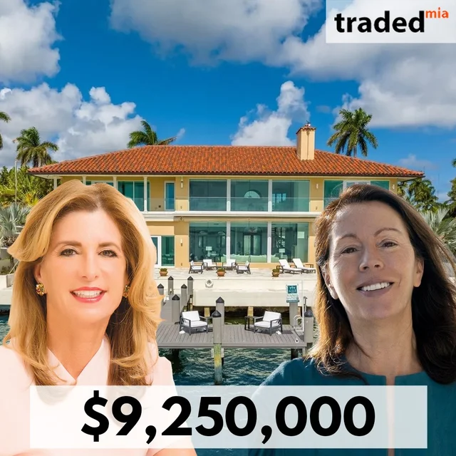 North Bay Village Single Family Sells For $9.25M With Buyer's Rep Elisabeth Gazay & Seller's Rep Jill Hertzberg