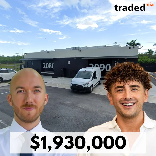 Nicolas Brocherie Sells Industrial Asset In Miami For $1.93 Million With J& Group As Brokers
