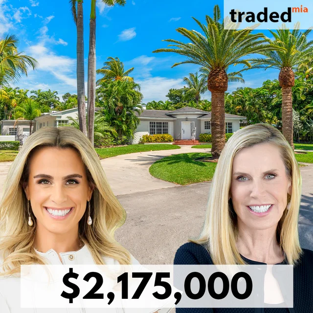 Nancy Batchelor & Simone Weissman Stein Sell Miami Single Family Home For $2.175M