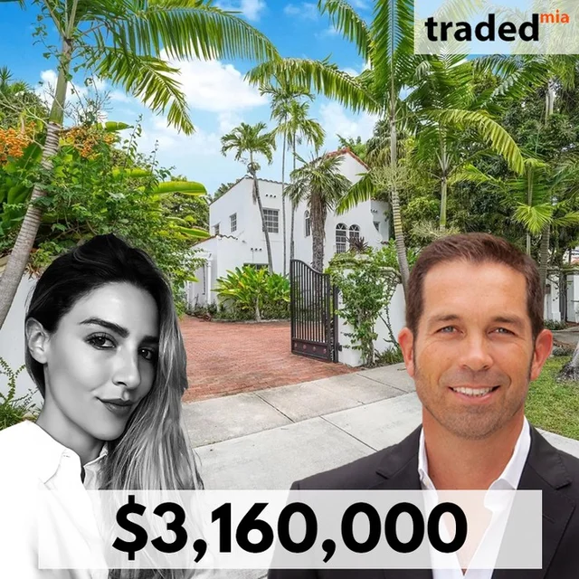 Melissa Breda & Julian Johnston Sell Miami Beach SFR For $3.16M