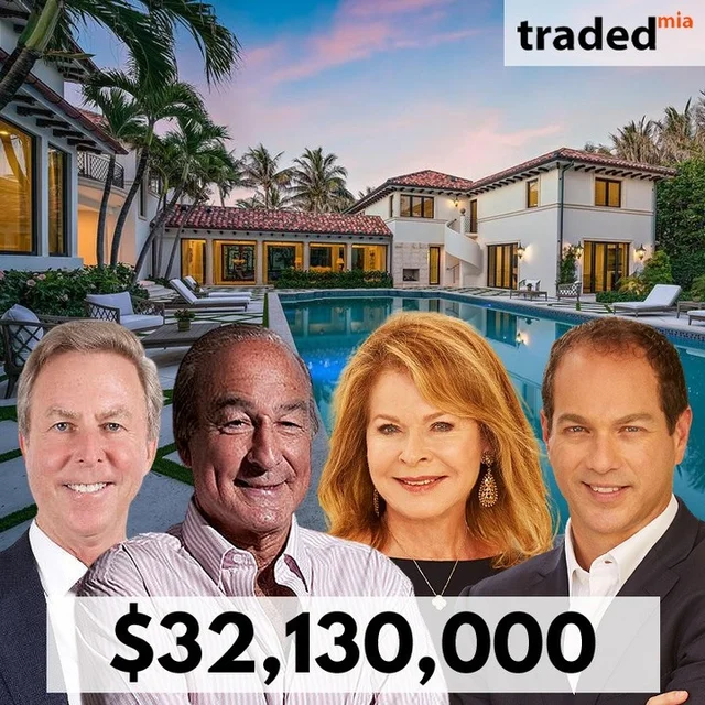 Richard Kurtz's Kamson Corp. Sells Palm Beach Single Family For $32.1M With Buyer's Rep Dana Koch & Paulette Koch And Seller's Rep Jim McCann