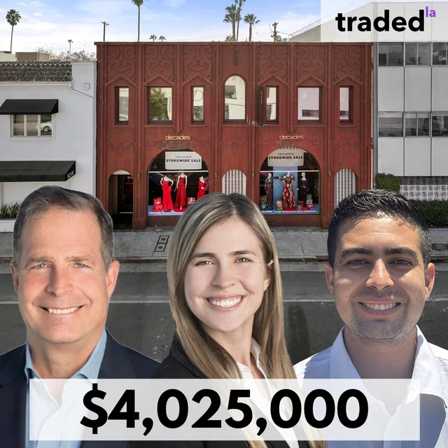 Cameron Silver Sells Retail Asset At 8214 Melrose Avenue For $4.025M With Mara Commercial