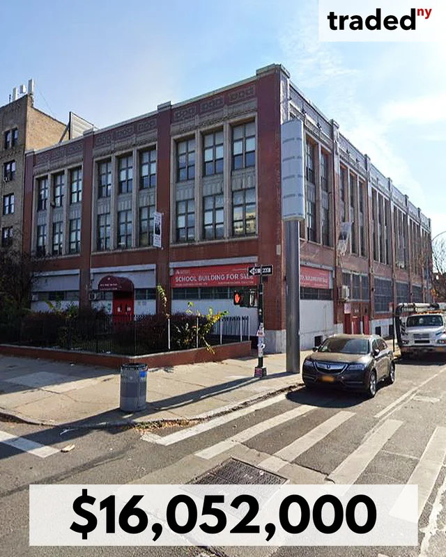 Shmuel Brook Acquires School Property At 402 Eastern Parkway Brooklyn For $16.05M