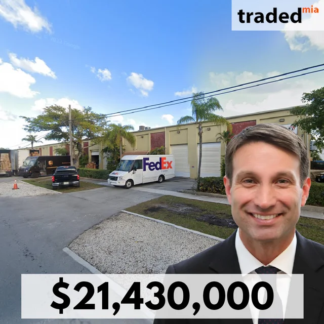 Longpoint Acquires 93,555 Square Foot Industrial Property In North Miami For $21.43M From N.E. 17th Avenue Corp
