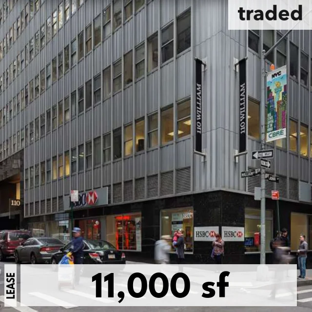 Perseus Leases 11000 Square Feet At 110 William St New York From Savanna And KBS