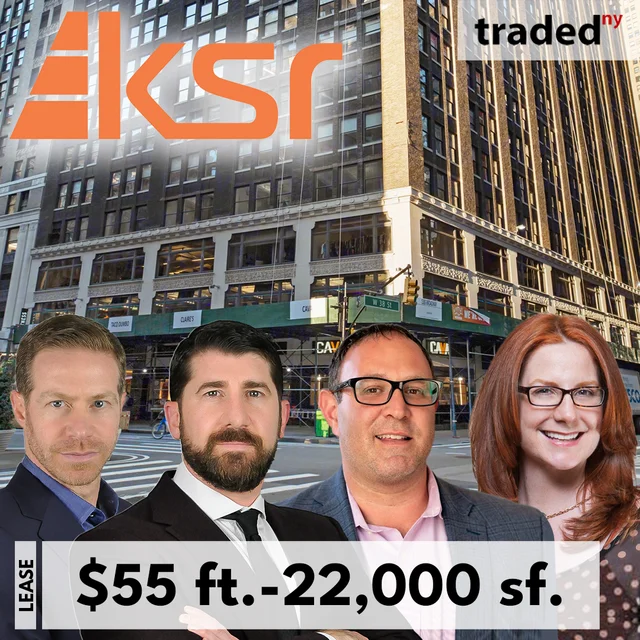 KSR Leases 22,000 SF Office At 1385 Broadway From Bloomingdale Properties For 10 Years