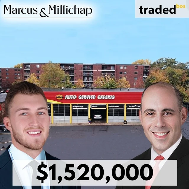 Marcus & Millichap Brokers Sell Stoneham, MA Retail Property For $1.52M
