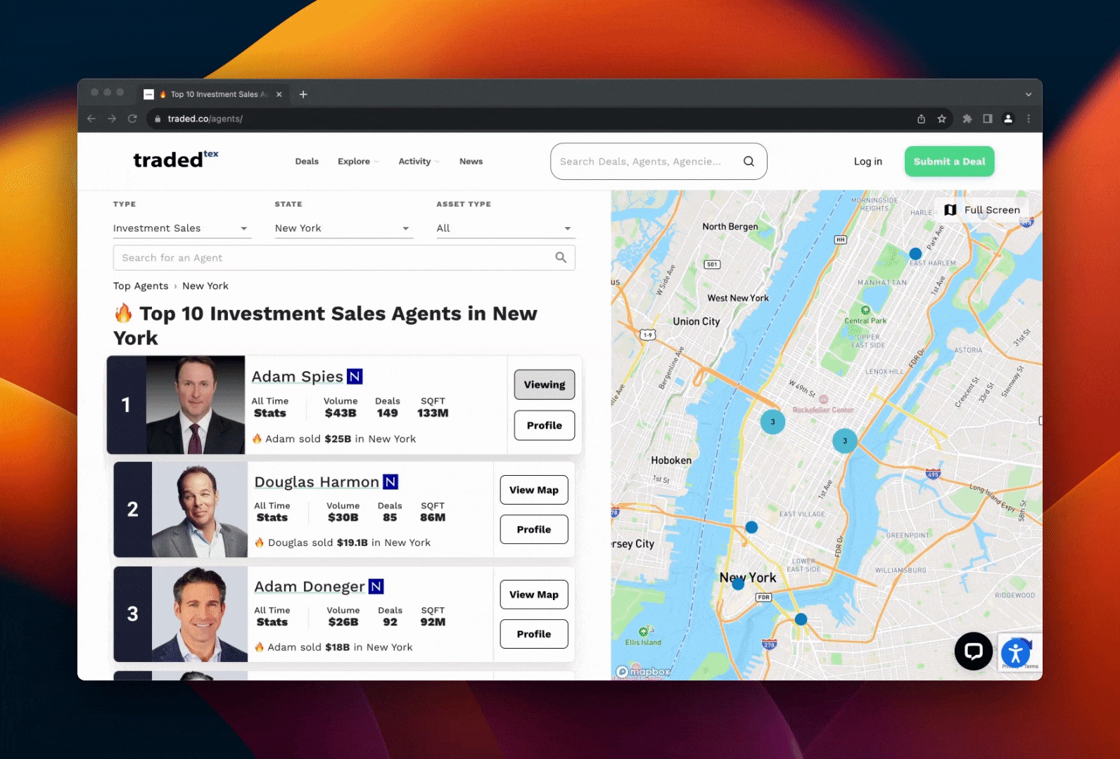 Traded Launches State Rankings