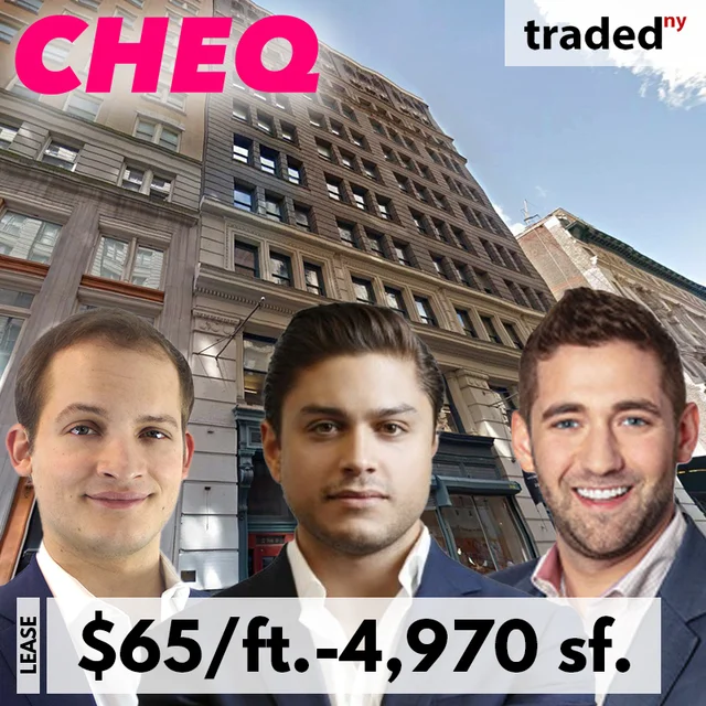CHEQ Leases Office Space At 22 West 19th Street In Flatiron, New York