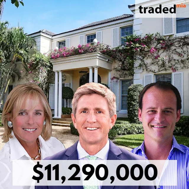 Stephen Hall Of Compass Florida Represents Buyer In $11.3M Palm Beach Single Family Sale, Assisted By Seller's Rep Whitney McGurk & Liza Pulitzer