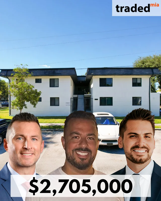 Ronen Shiponi Purchases Multifamily Asset In North Miami Beach For $2,705,000 With Brokers Joseph Thomas & Alec Demetriou