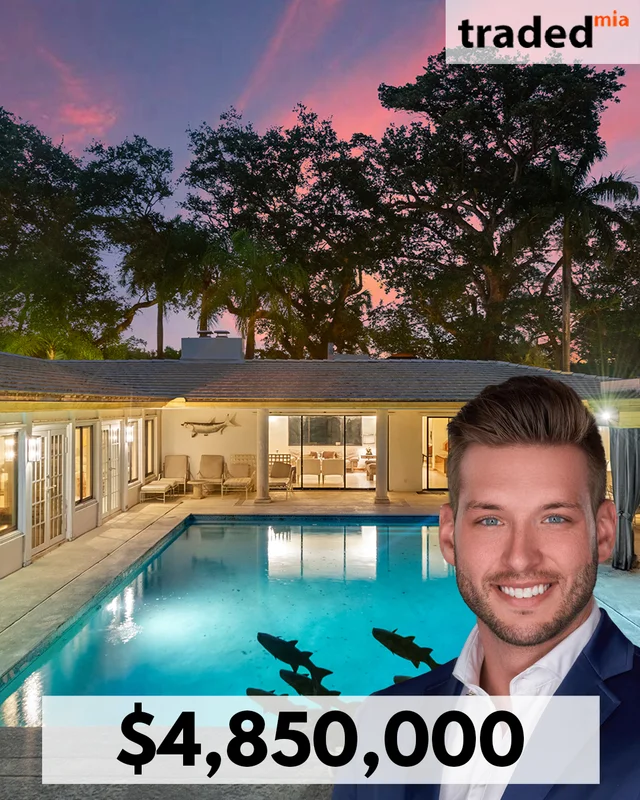 Sagun Tulo Acquires Coral Gables Single Family Home From Nathan Diamond For $4.85M