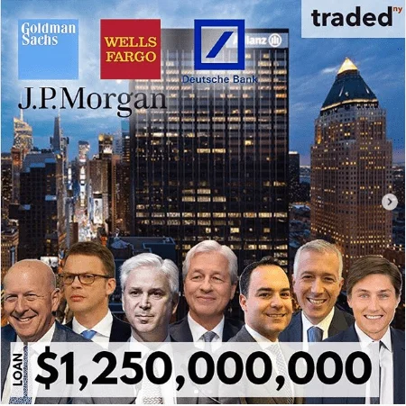Goldman Sachs, Deutsche Bank, JPMorgan, Wells Fargo Lend $1.25B For Office Property At 1633 Broadway In Midtown