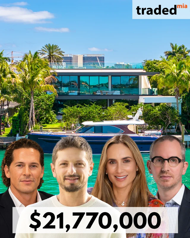 Menachem Kranz Sells Single Family Home In Bay Harbor Islands For $21.77M With Brokers Moshe Goldshtein & Vanessa Frank