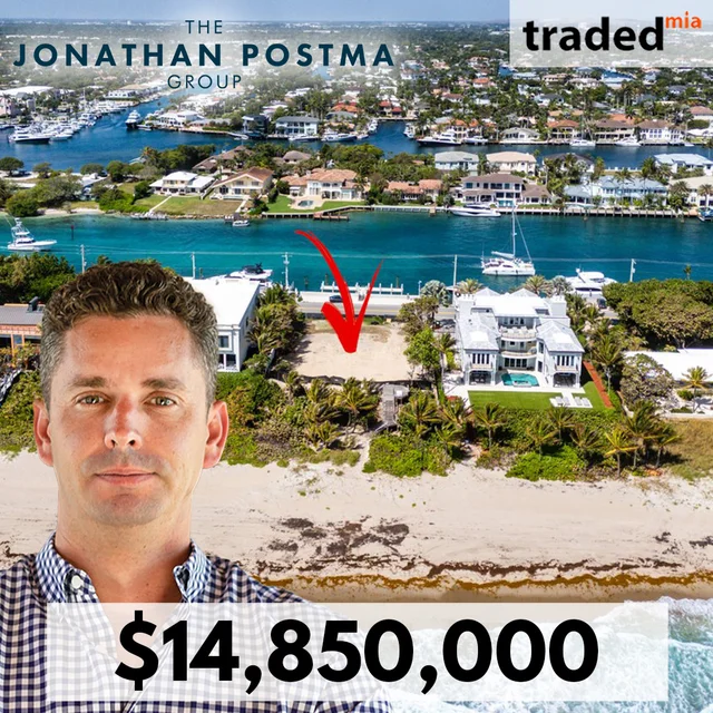Jonathan Postma Of Coldwell Banker Represents Buyer In $14.85M Development Site Sale In Hillsboro Beach