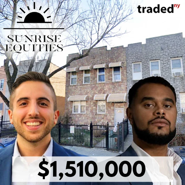 Sunrise Equities Acquires Multifamily Building In New York City For $1.51M