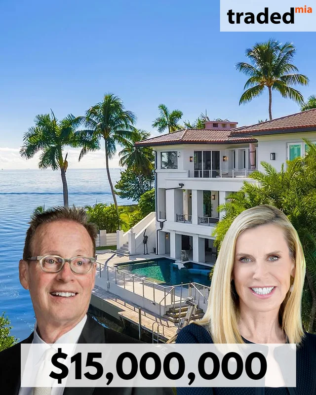 Richard C. Shipley And Feyza Altindag Williams Sell Waterfront Home In Miami For $15 Million