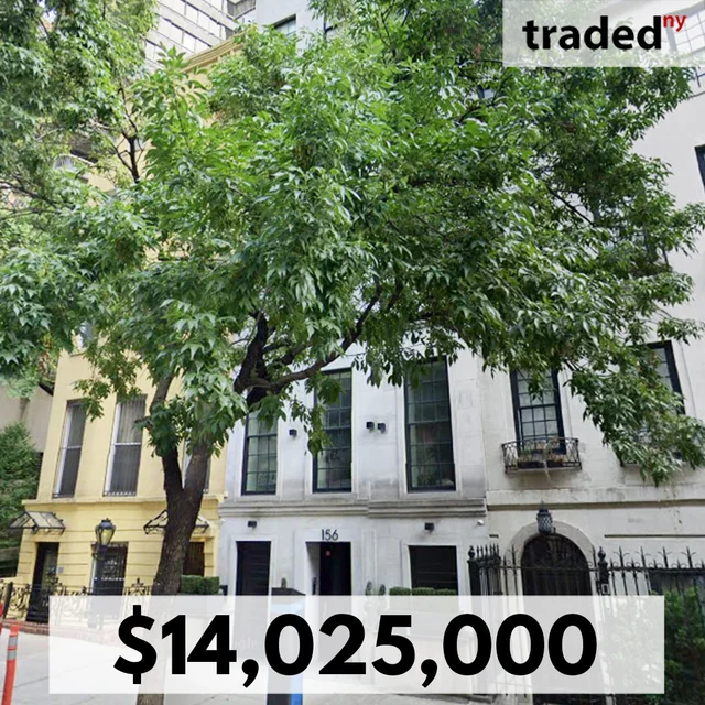 Caryn Ethnger-Obrien Acquires Single Family Property In Lenox Hill, Manhattan From Benjamin Nigri For $14.025M