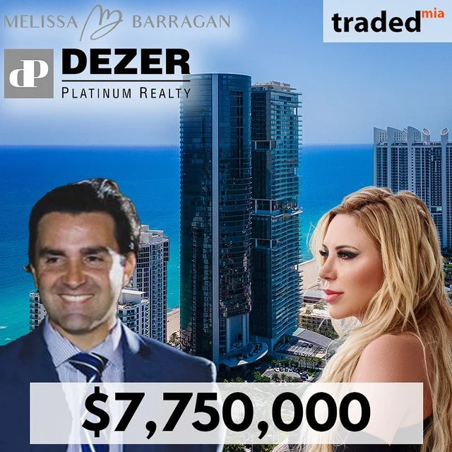 Sebastian Tettamanti & Melissa Barragan Sell Sunny Isles Beach Condo For $7.75M