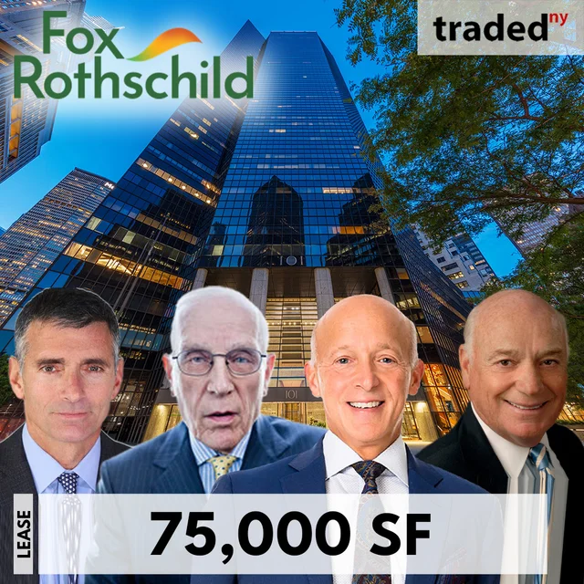 Mark L. Morris Of Fox Rothschild Expands Lease To 75K Sq. Ft. At 101 Park Avenue