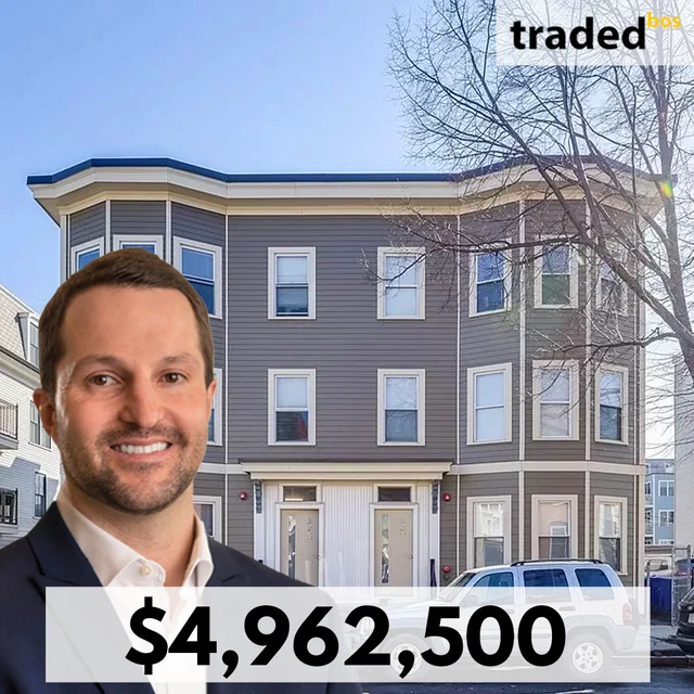 $4.9M Multifamily Sale In Boston, MA With Buyer's Rep Craig Shames Esq. - Conway Commercial And Seller's Rep John Pentore - Horvath & Tremblay