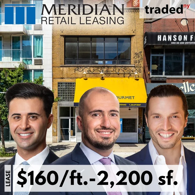 Meridian Retail Leasing Secures Lease For Retail Space At 793 Broadway In New York For $352,000/yr