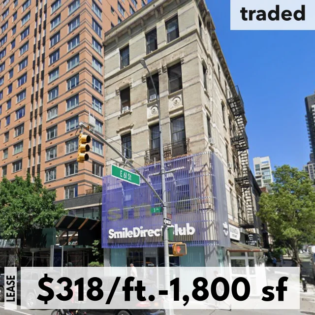 Smile Direct Club Leases 1800 SF At 1031 3rd Ave New York From 201 East 61