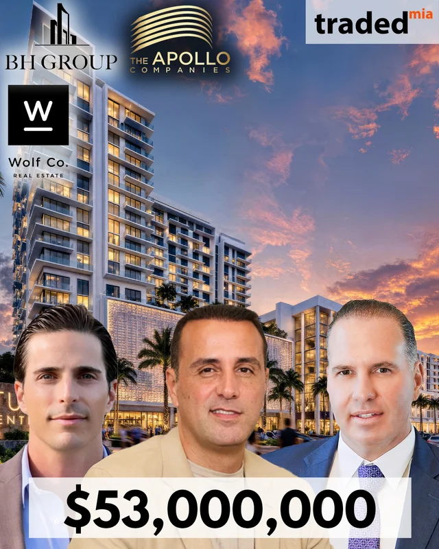 Edward Abbo Of The Apollo Companies And Isaac Toledano Of BH Group Acquire Office Building In Aventura For $53M