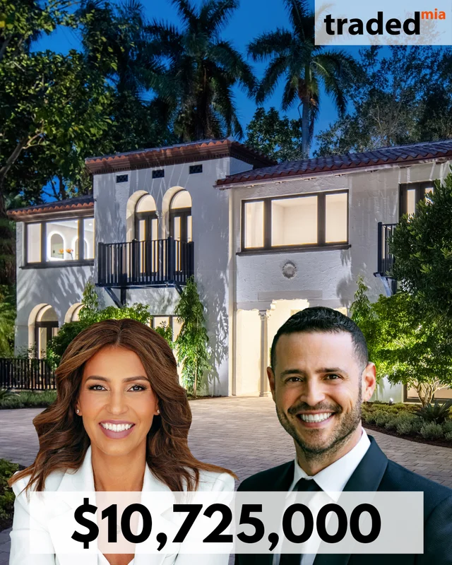 Daniel And Tania Wallace Acquire Coconut Grove Single Family Home From Jessica And Jason Adams For $10.73M