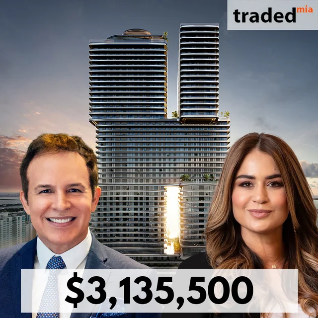 Mercedes Benz Places Miami Sells Condo In Miami For $3,135,500 With Monica Martinez And Roberto Malca As Representatives