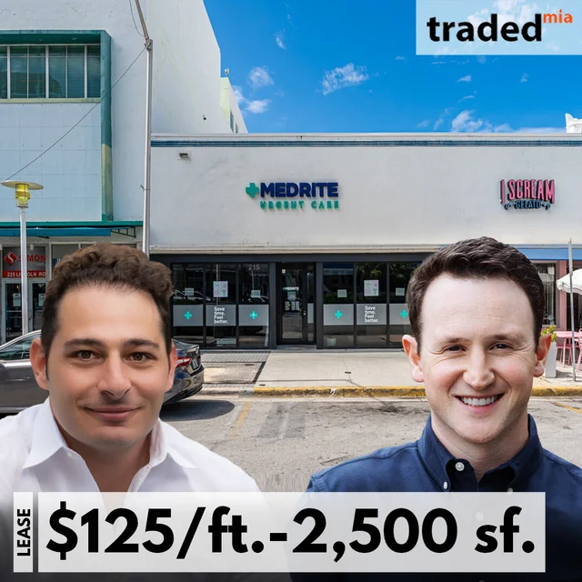 Katherine Doyle Leases Retail Space To Connely Dermatology At 215 Lincoln Road Miami Beach