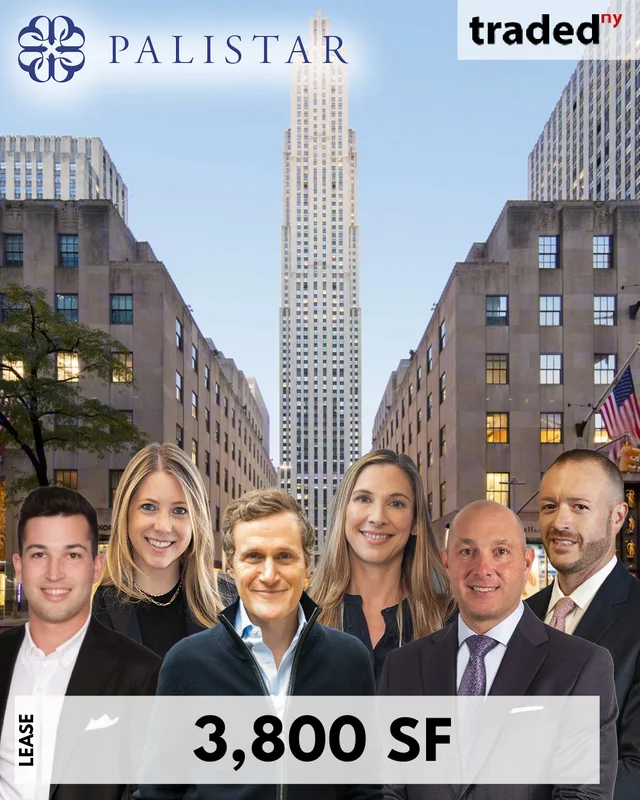 Palistar Capital Signs Lease For 13,800 Square Feet At 45 Rockefeller Plaza In Midtown Manhattan