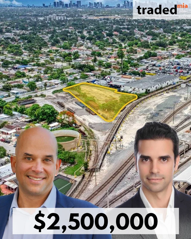 Alejandro Alvarez Purchases Development Site From Jeannette Rivera In Miami For $2.5M