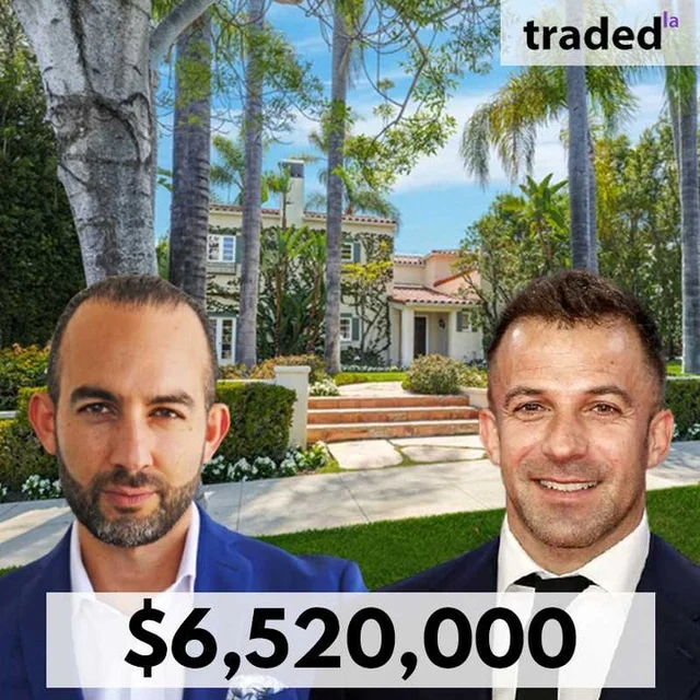 Alessandro Del Piero Sells Beverly Hills SFR To Sasha Rahban Real Estate - SARA VITA Properties Inc. For $6.52M