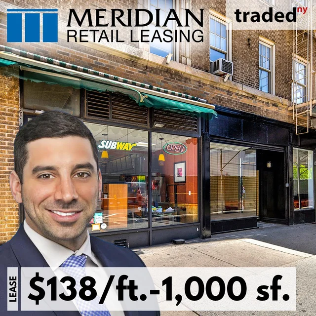 Meridian Capital Group Represents Bagel RX In West Village Retail Lease